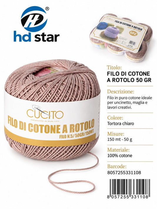 33110 Filo Ricamo 5#50G 452