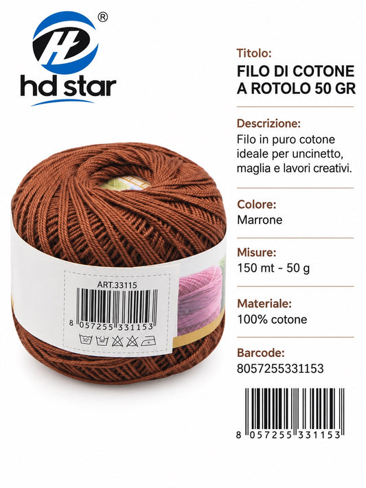 33115 Filo Ricamo 5#50G 801
