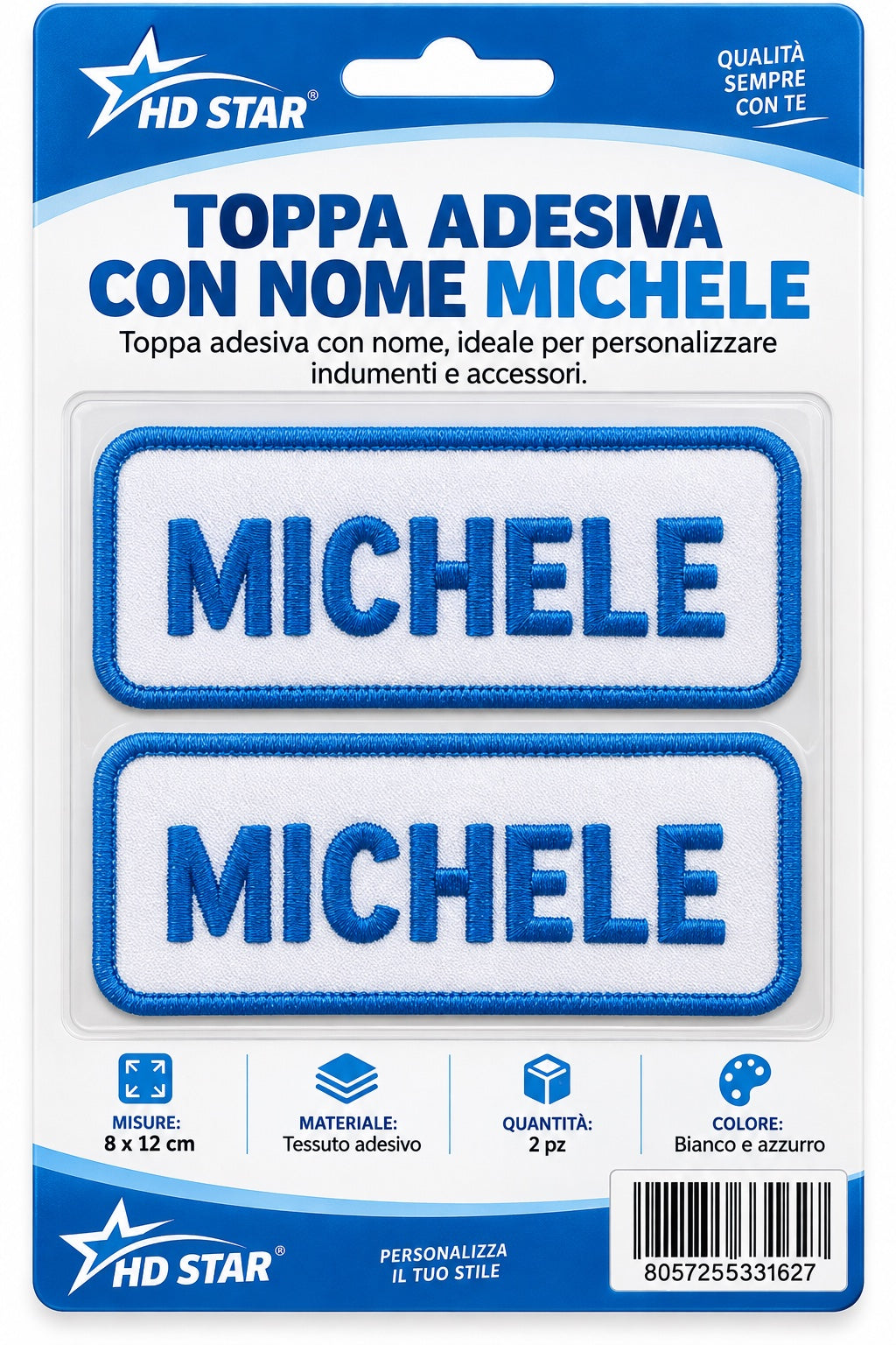 33162 Toppa Adesiva Michele 2Pz 1/12 Ct 960