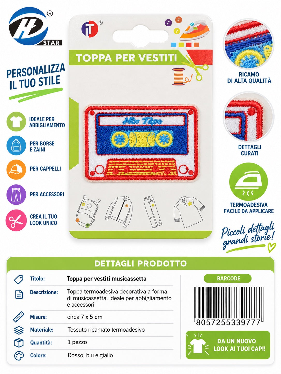 33977 Toppa Per Vestiti