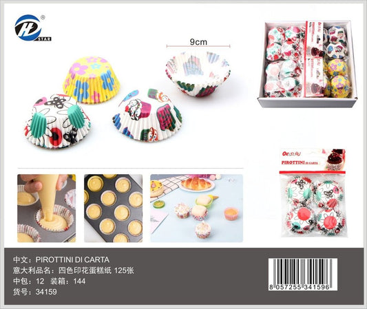 34159 Pirottini Di Carta Colorati 9Cm 125Pz Ct 144