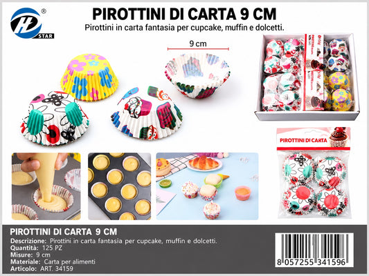 34159 Pirottini Di Carta Colorati 9Cm 125Pz Ct 144
