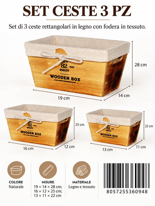 36094 Set Ceste 3Pz Ct 12