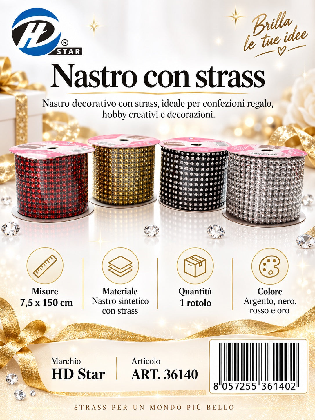 36140 Nastro 7.5*150Cm( , 8 8 4 4)