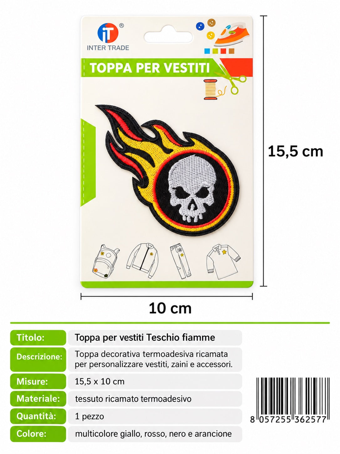 36257 Toppa Per Vestiti 1/12