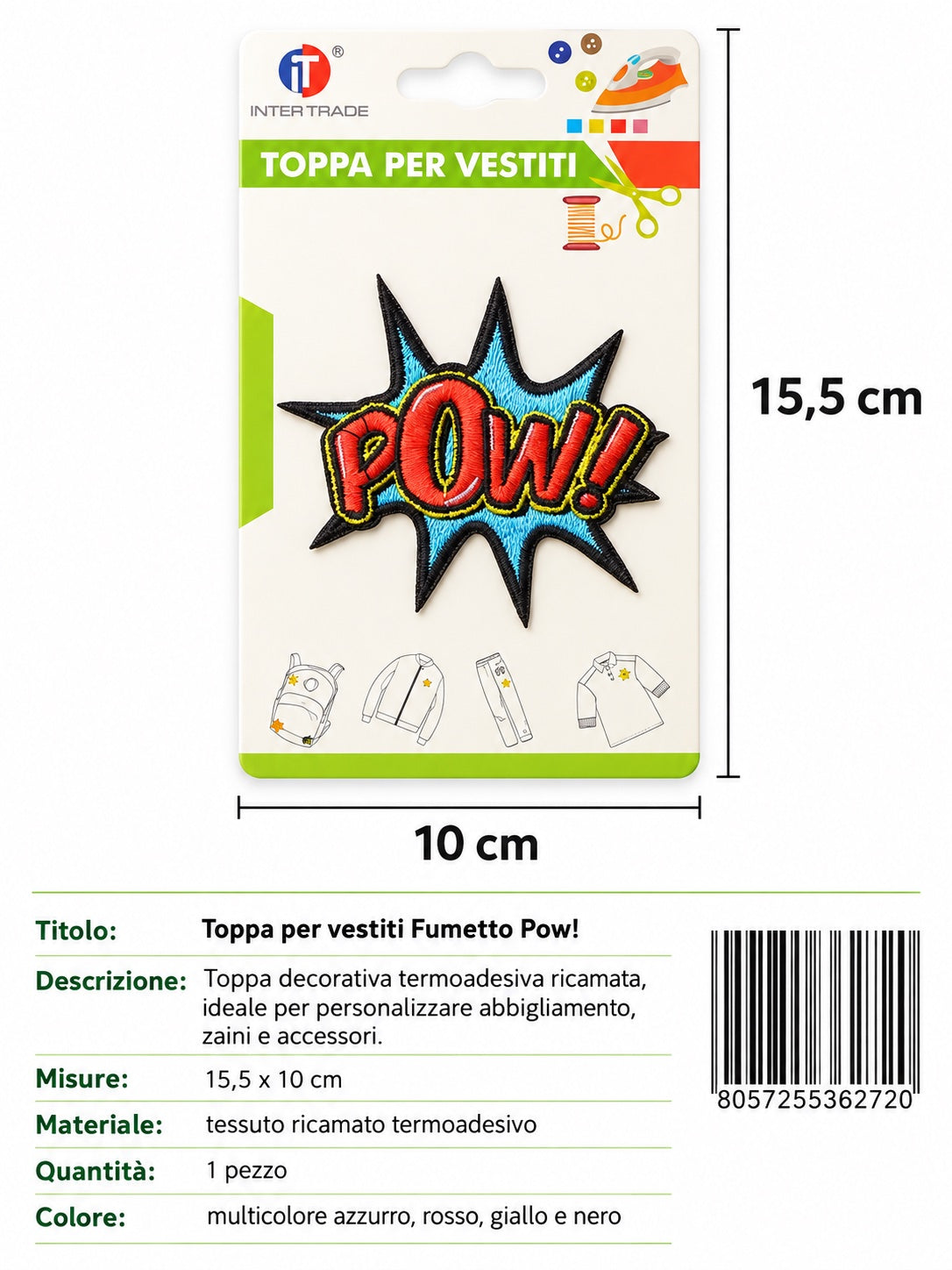 36272 Toppa Per Vestiti 1/12