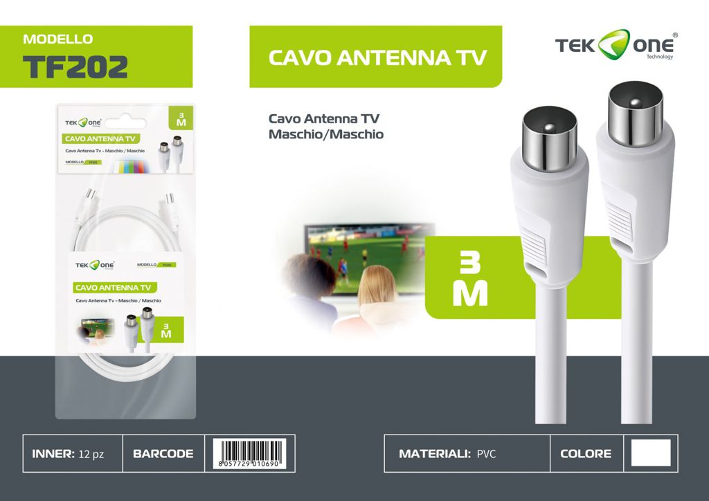Cavo Antenna M/M 3MT