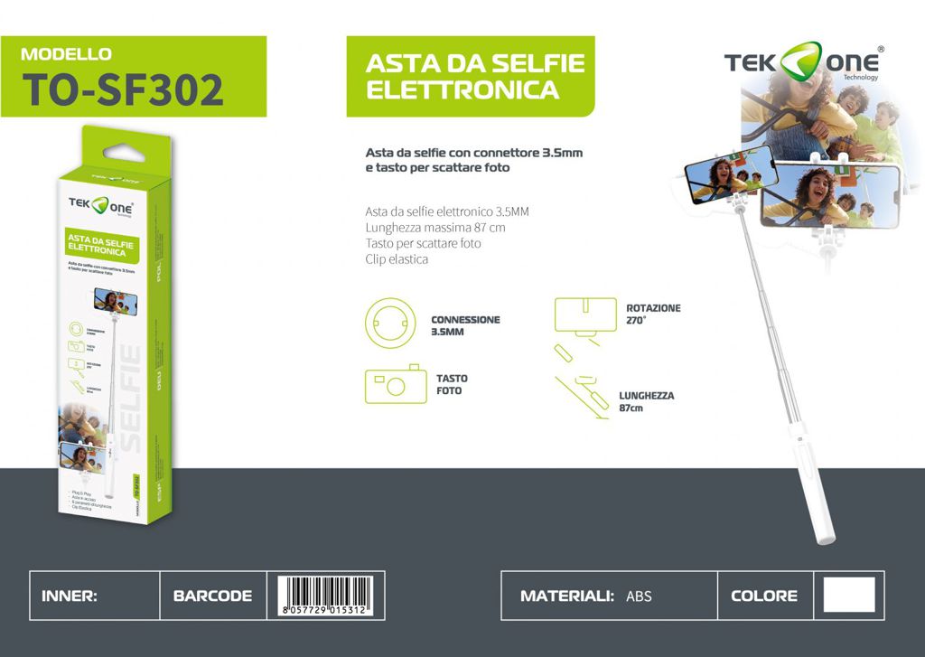 Asta Selfie Con Aux 3.5MM