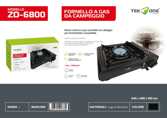 Fornello A Gas Da Campeggio 2.1kw