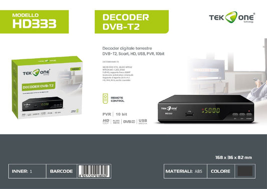 Decoder TVB-T2 H.265