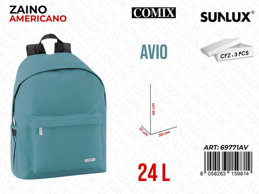 ZAINO AMERIC. COMIX AVIO 30*40*17CM /PZ DA 3**