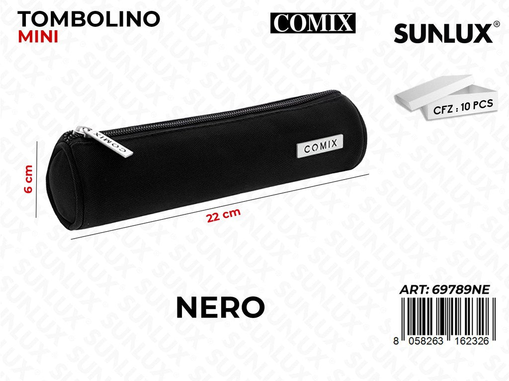 TOMBOLINO MINI COMIX MONOCOL. NERO 22*8.5CM /PZ DA 10**