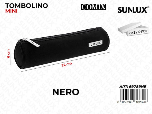 TOMBOLINO MINI COMIX MONOCOL. NERO 22*8.5CM /PZ DA 10**