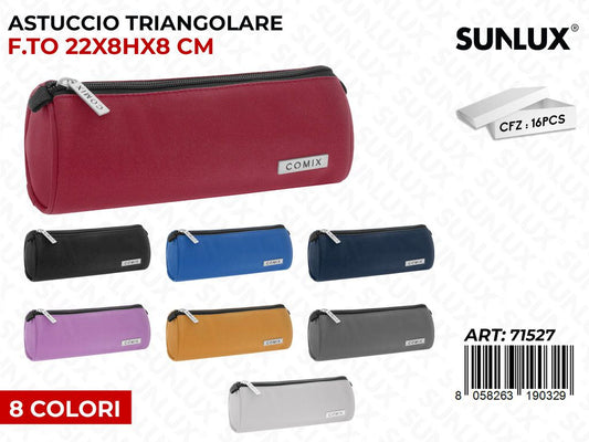 ASTUCCIO TRIANGOLARE COMIX COL. ASS. 22*8*8CM /PZ DA 16**
