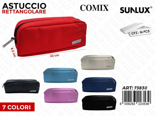 ASTUCCIO RETTANGOLARE COMIX MONOCOL. ASS. 22*8.5CM