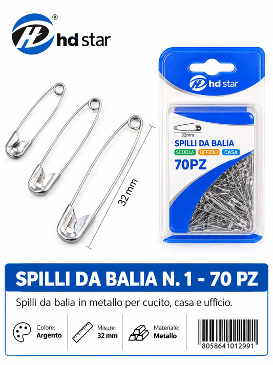 01299 Spilli Da Balia N.1 70Pz Ct 240