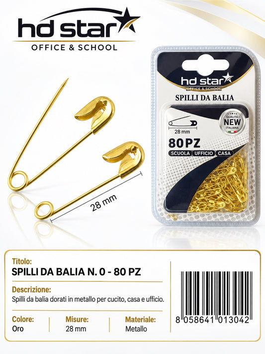 01304 Spilli Da Balia N.0 80Pz Ct 240
