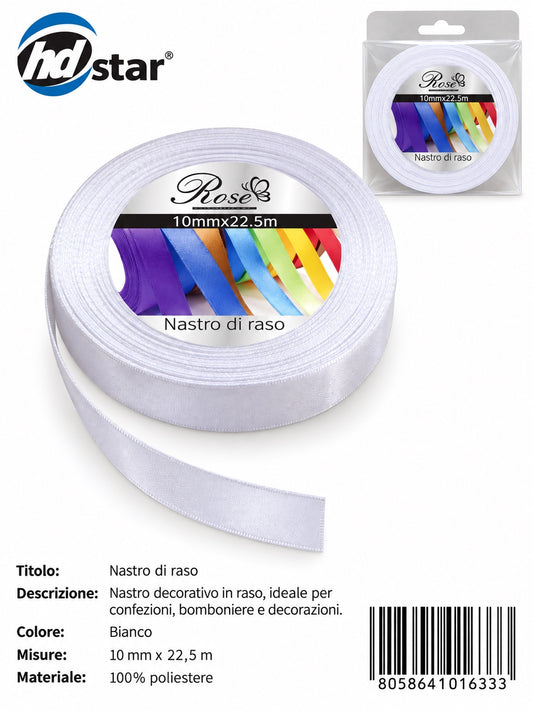 01633 Nastro Di Raso 10Mm*22.5M 10Mm*22.5M 01#