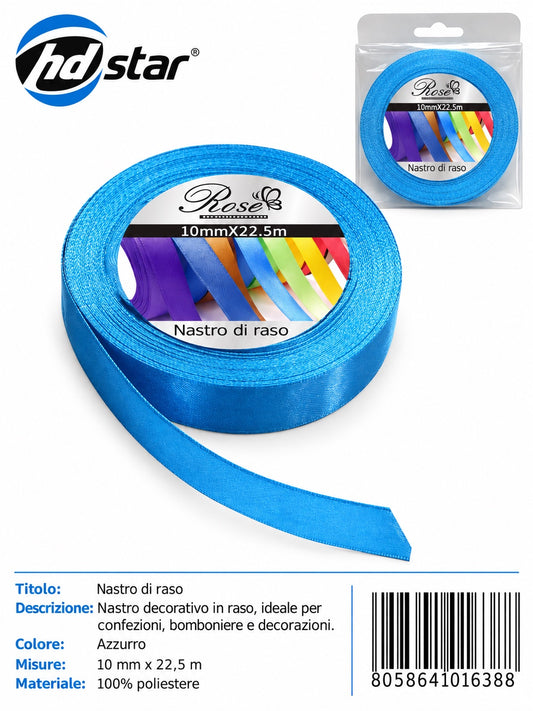 01638 Nastro Di Raso 10Mm*22.5M 10Mm*22.5M 20#