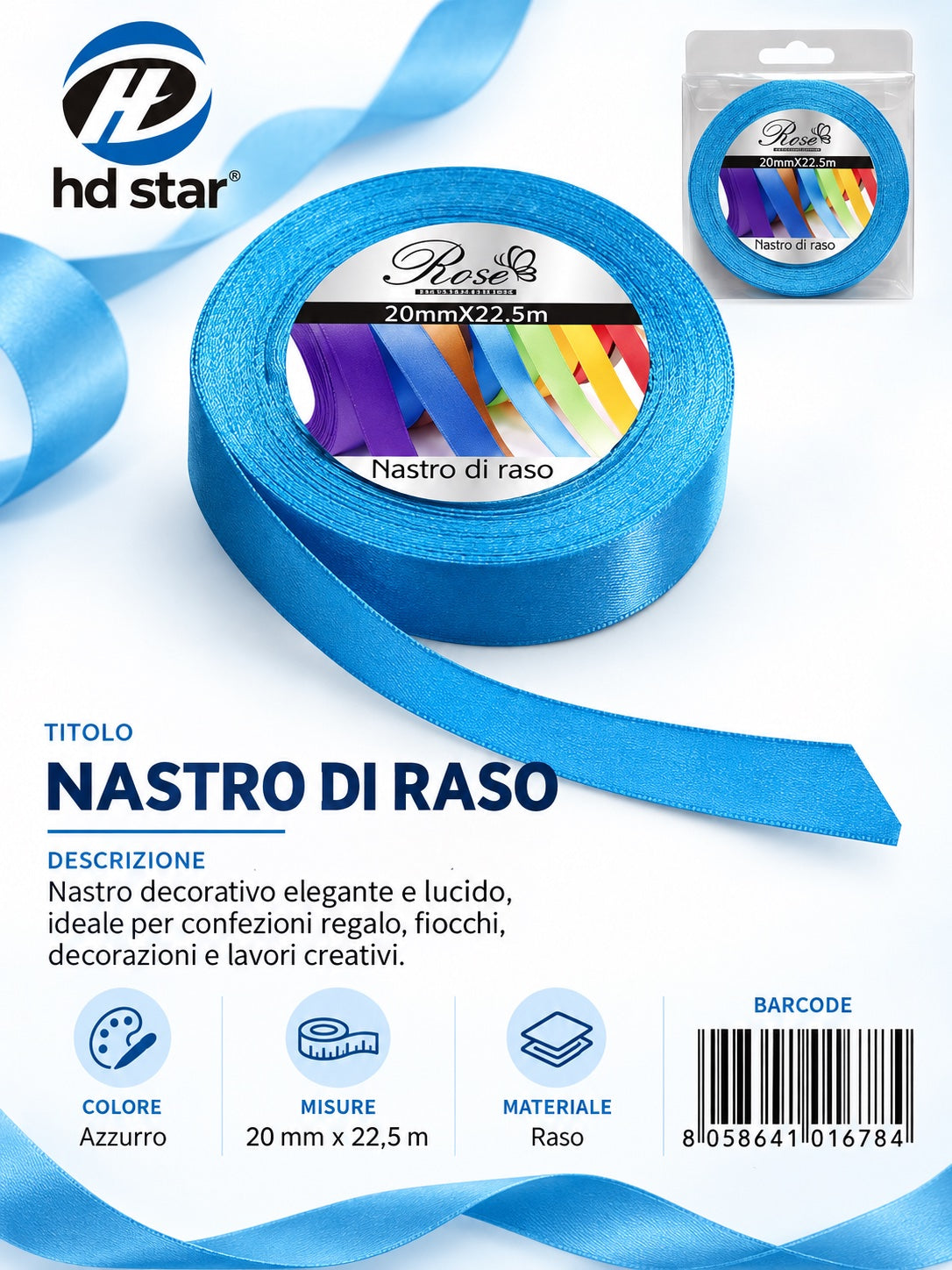 01678 Nastro Di Raso 20Mm*22.5M 20Mm*22.5M 04#