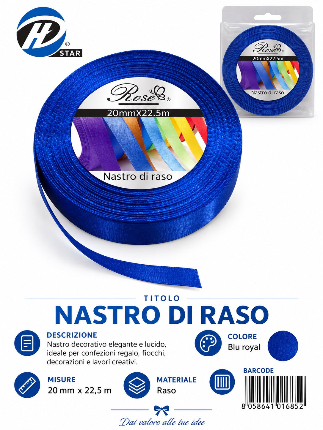 01685 Nastro Di Raso 20Mm*22.5M 20Mm*22.5M 04#