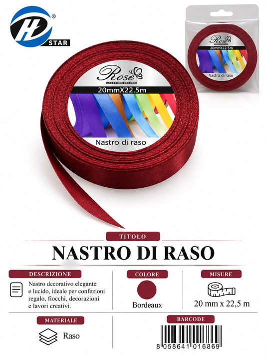 01686 Nastro Di Raso 20Mm*22.5M 20Mm*22.5M 04#
