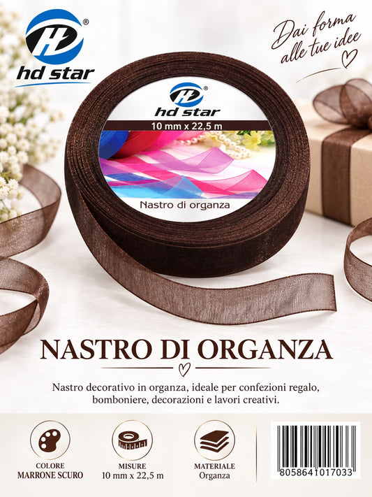 01703 Nastro Di Organza 10Mm*22.5M 10Mm*22.5M 32#