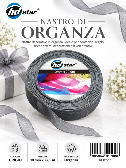 01708 Nastro Di Organza 10Mm*22.5M 10Mm*22.5M 59#