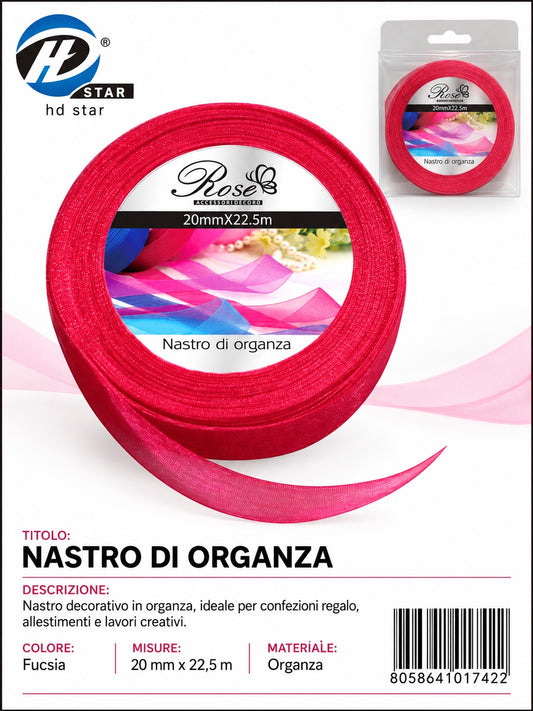 01742 Nastro Di Organza 20Mm*22.5M 20Mm*22.5M 28#