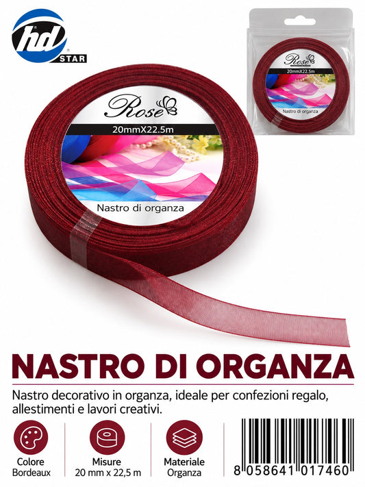 01746 Nastro Di Organza 20Mm*22.5M 20Mm*22.5M 48#