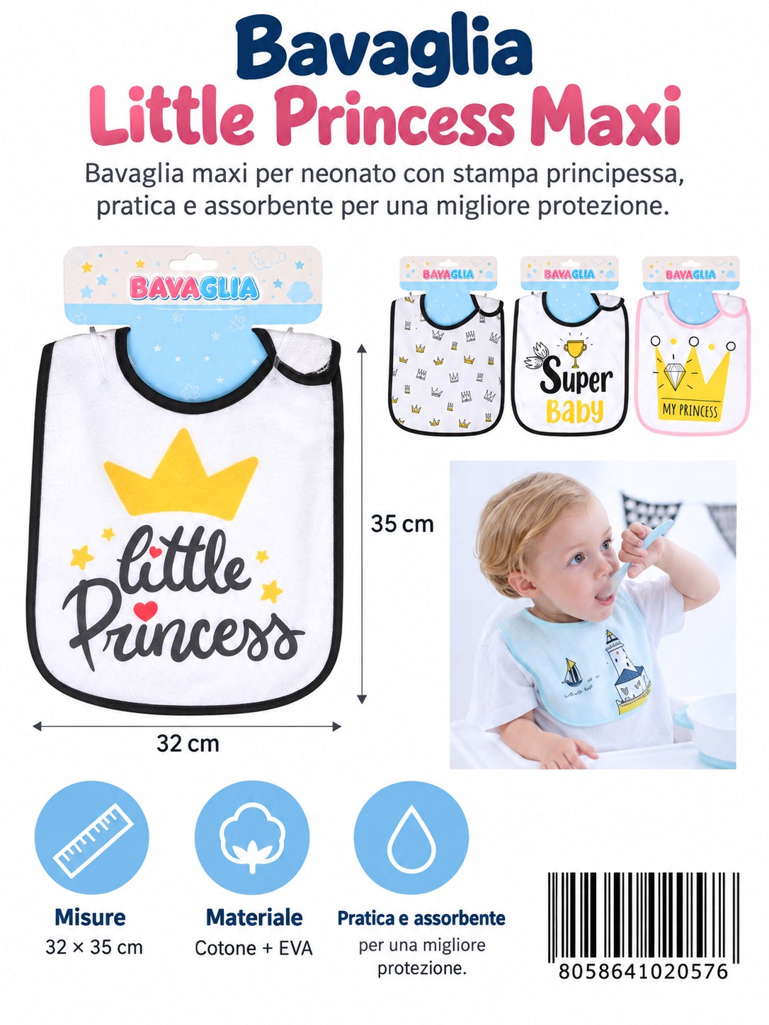 02057 Bavaglia 35*32 Cm Ct 240