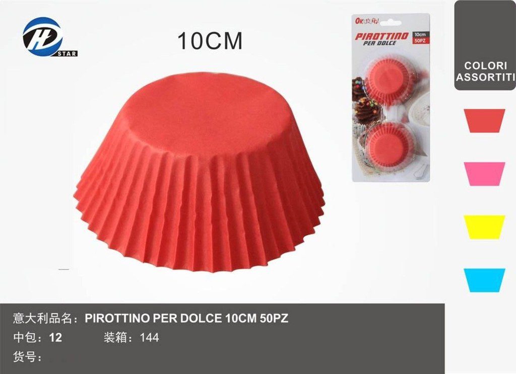 02356 Pirottino Per Dolce 10Cm 50Pzct 144