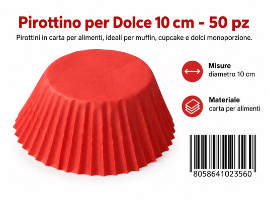02356 Pirottino Per Dolce 10Cm 50Pzct 144