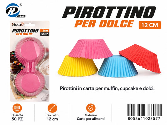 02357 Pirottino Per Dolce 12Cm 50Pzct 144