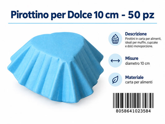 02358 Pirottino Per Dolce 10Cm 50Pzct 144