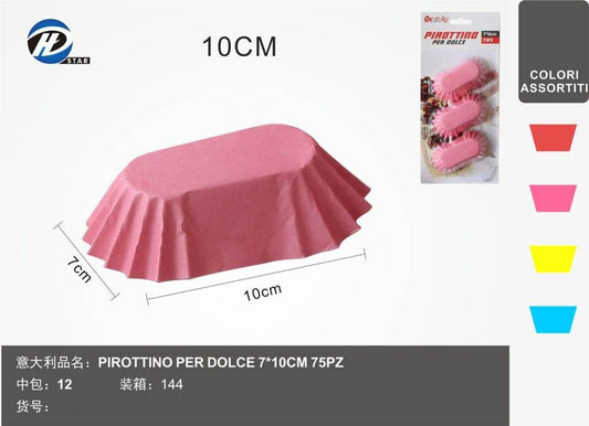 02359 Pirottino Per Dolce 7*10Cm 75Pzct 144
