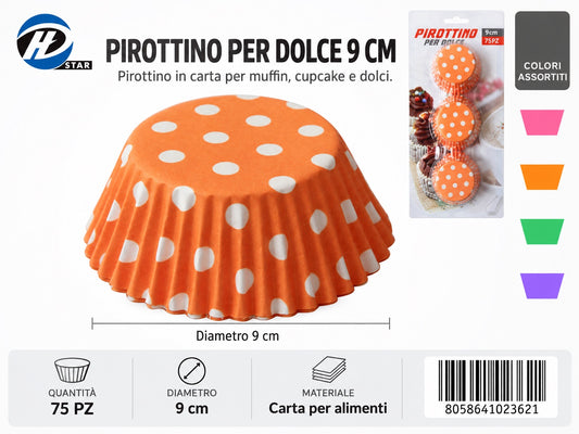 02362 Pirottino Per Dolce 9Cm 75Pzct 144
