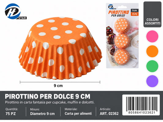02366 Pirottino Per Dolce 7*10Cm 75Pzct 144