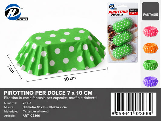 02370 Pirottino Per Dolce 10Cm 50Pzct 144