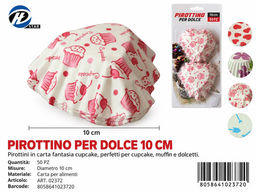 02372 Pirottino Per Dolce 10Cm 50Pzct 144