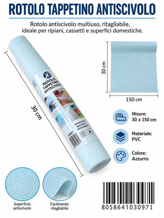 03097 Rotolo Tappetino Antiscivolo 30*50Cm Ct 144