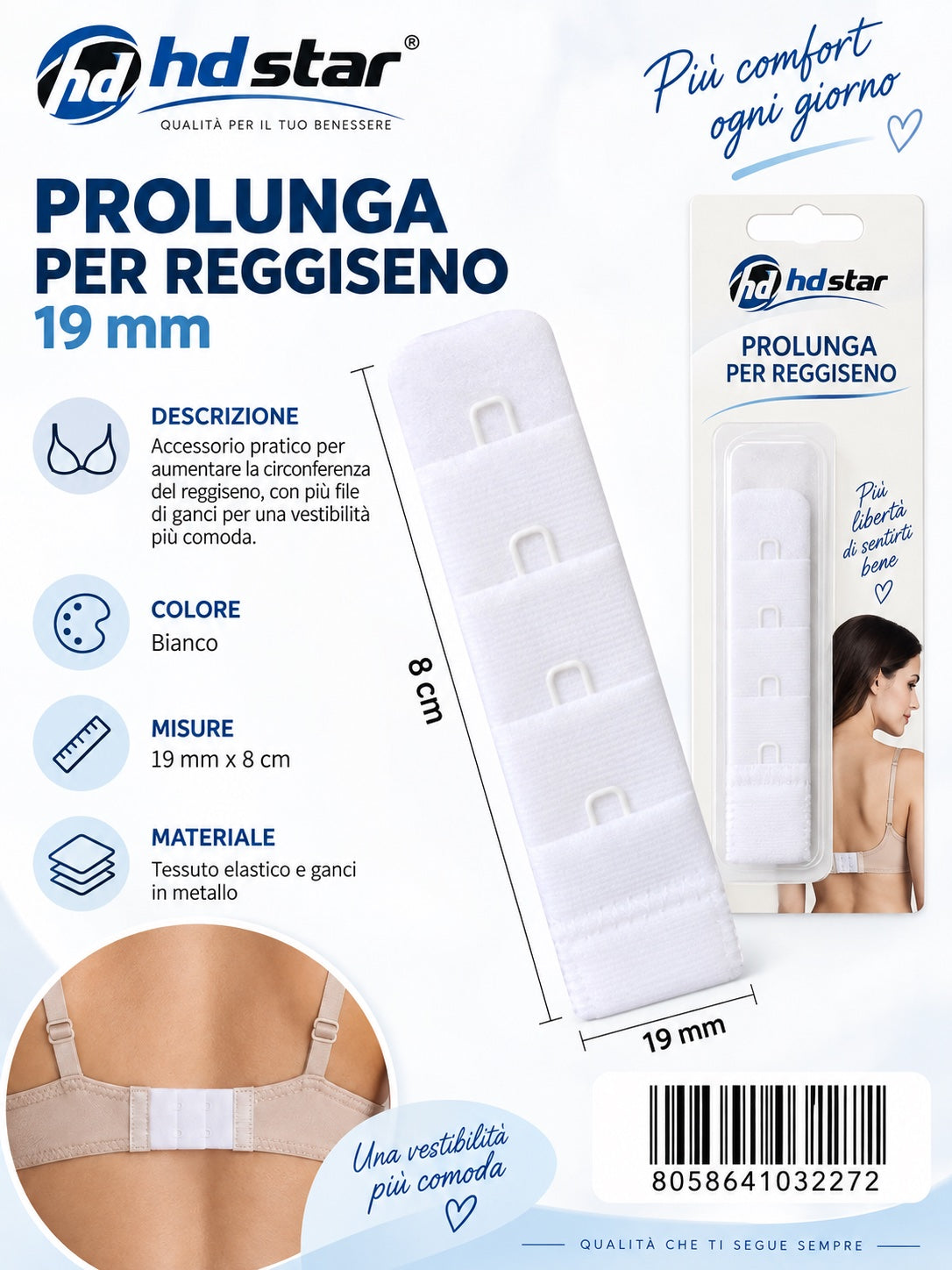 Prolunga Per Reggiseno 19Mm Ct 480