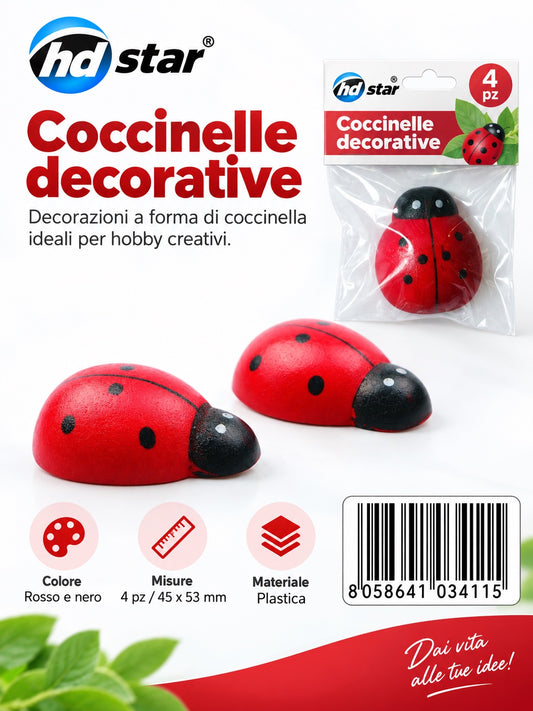 03411 Coccinella Decorativa 45*53Mm Ct 480