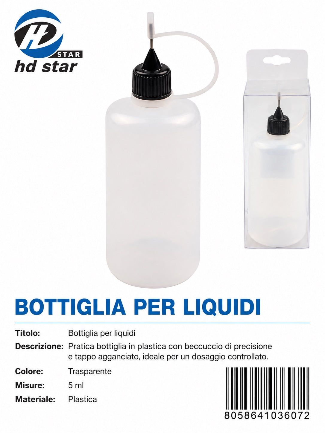 Bottiglia Olio 05Ml