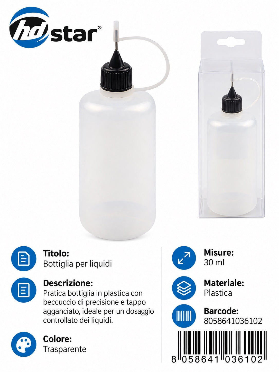 Bottiglia Olio 30Ml