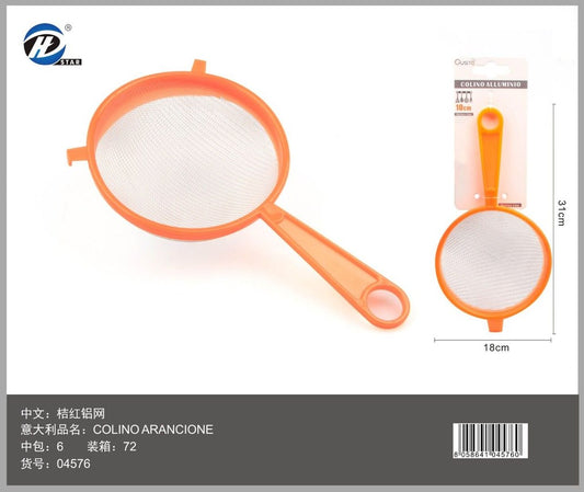 04576 Colino Arancione Alluminio 18Cm