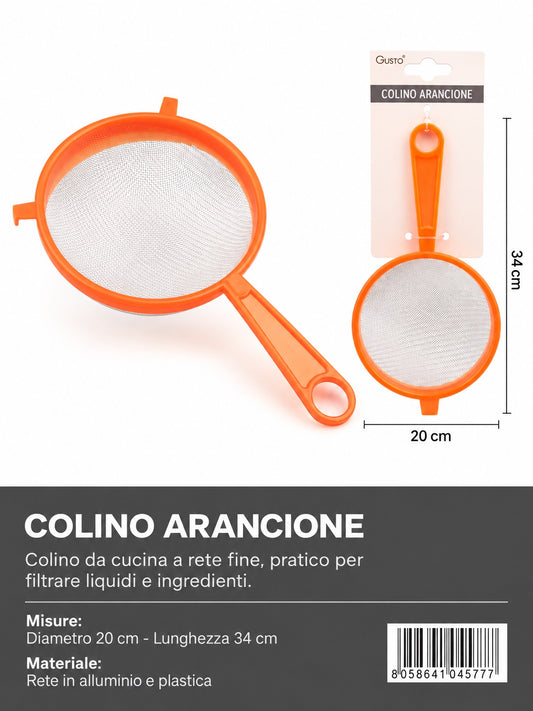 04577 Colino Arancione Alluminio 20Cm