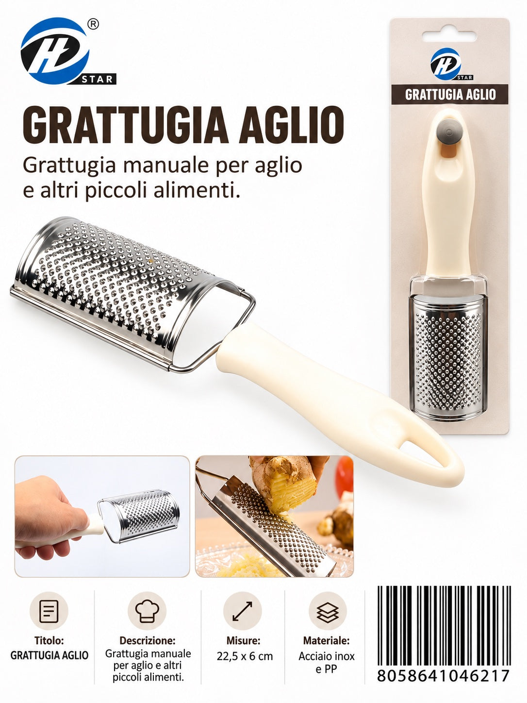 04621 Grattugia Aglio