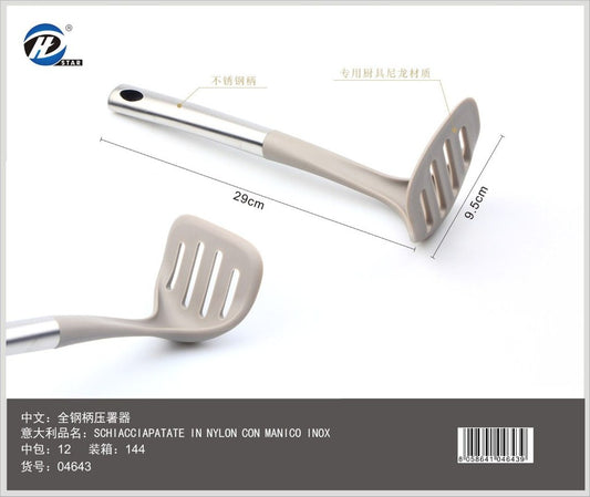 04643 Schiacciapatate In Nylon Con Manico Inox
