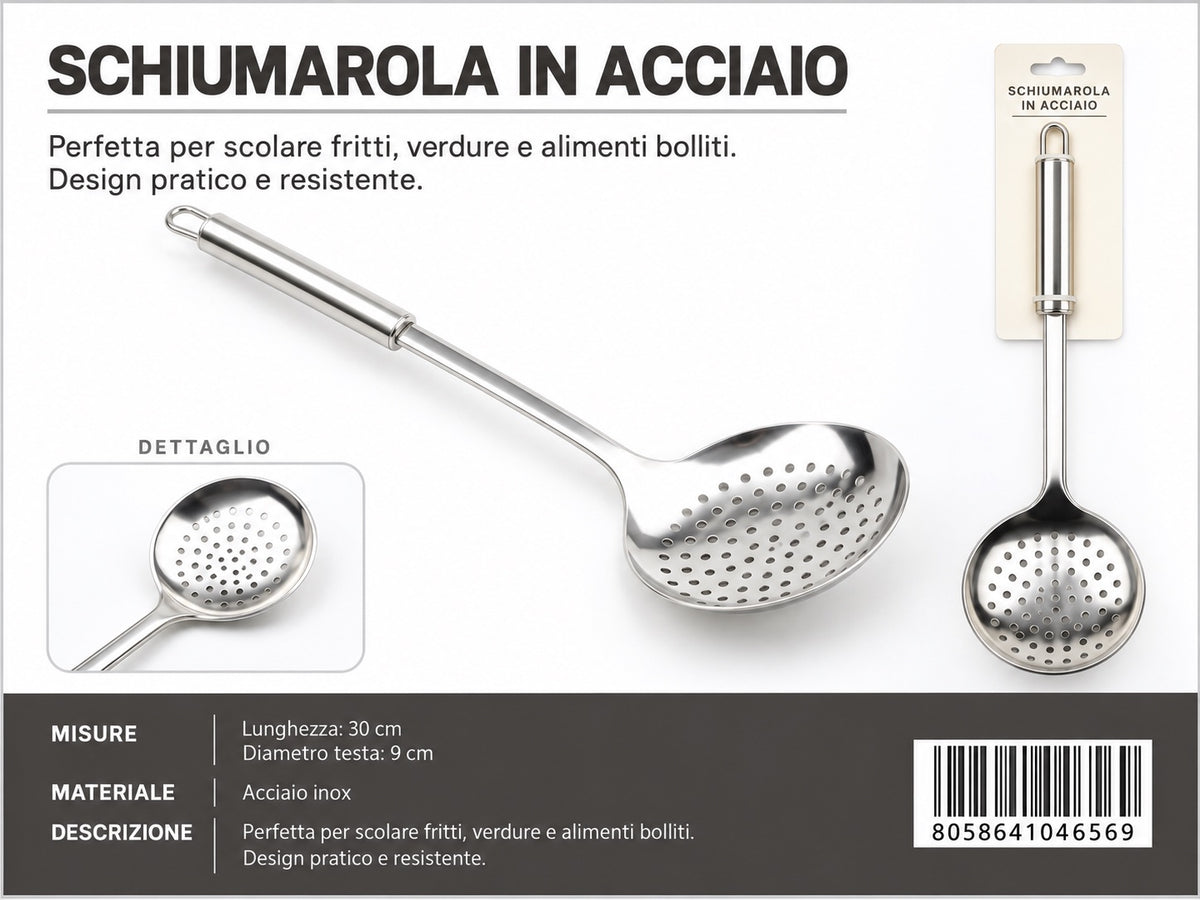 04656 Schiumarola In Acciaio
